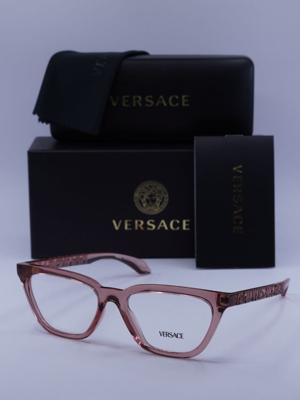 Versace VE3352U 5322 Cat Eye Eyeglasses 53mm – Peach